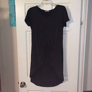 Hi/lo knotted front tunic